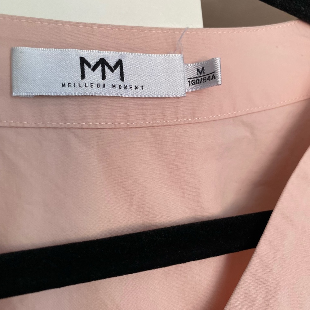 MEILLEUR MOMENT $223 Retail - Pink Button-Down V-Neck Women's Dress - Size M - Picture 3 of 10